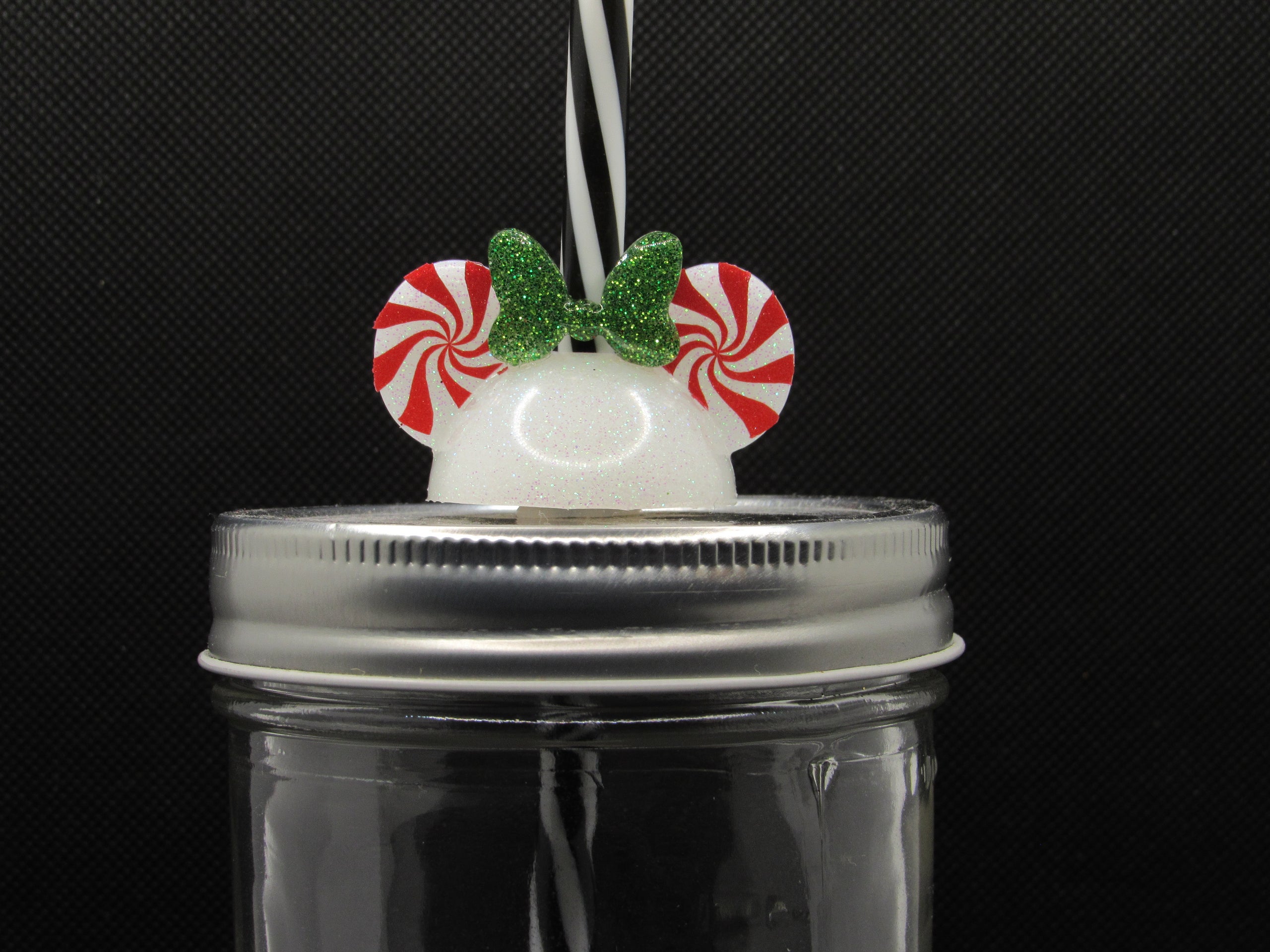 Mouse Straw Topper / Rhinestone Mouse Straw Topper / The Custom Cactus